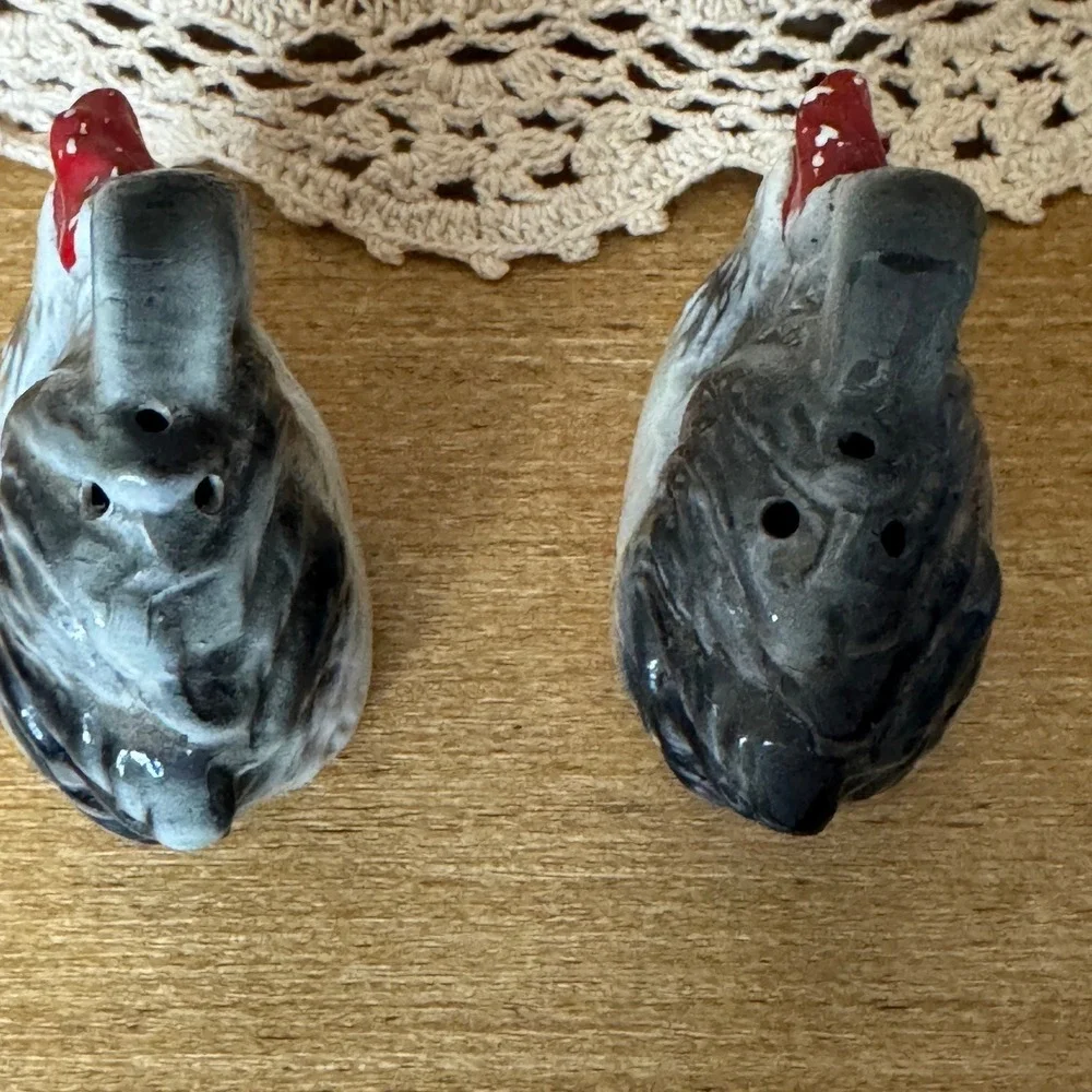 Vintage Ceramic Rooster Spice Shaker Farmhouse Country Kitchen Decor Cottagecore